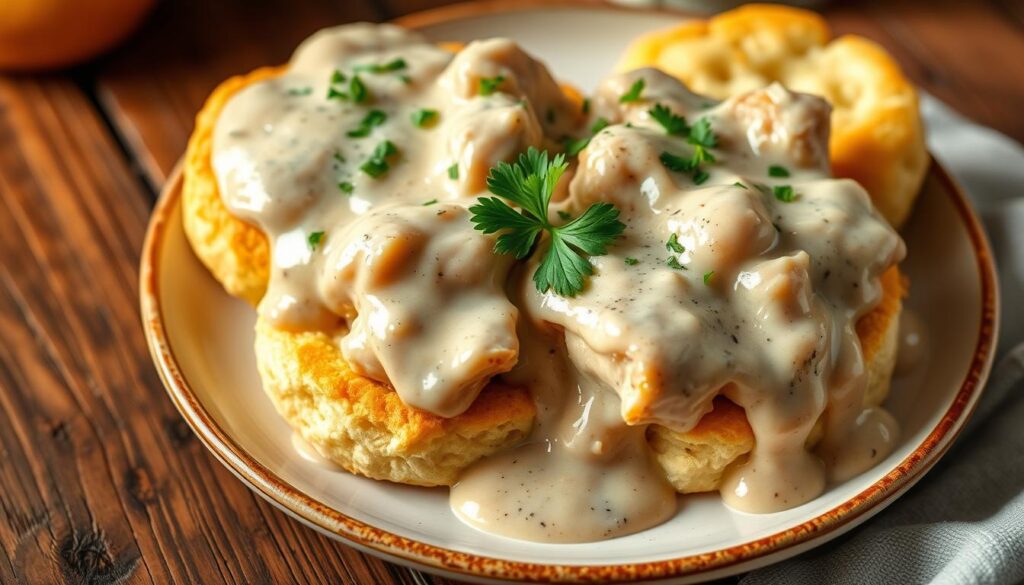 Homemade Chicken Biscuits and Gravy Recipe