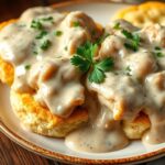 Homemade Chicken Biscuits and Gravy Recipe