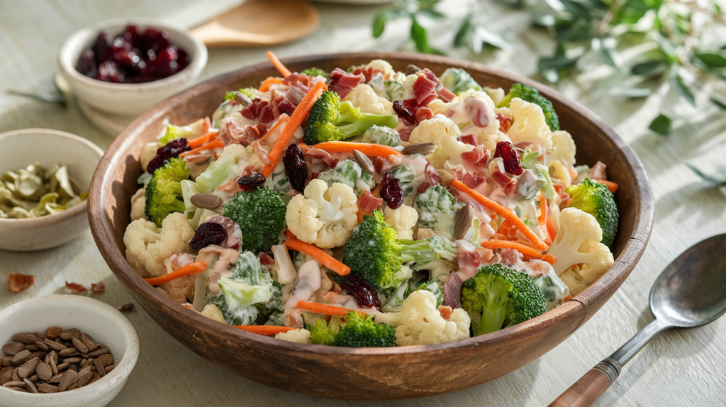 Broccoli Cauliflower Salad Recipe