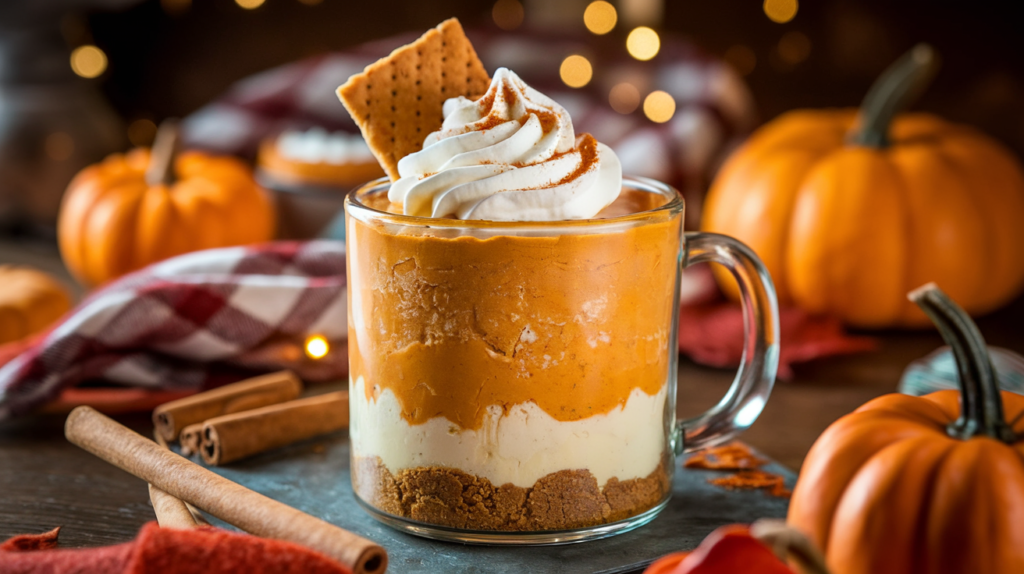 No-Bake Pumpkin Cheesecake Mug