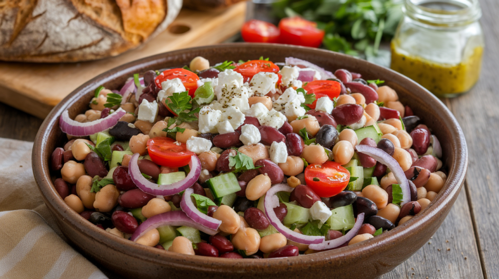 dense bean salad recipe