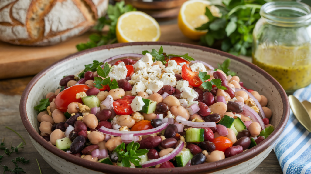 dense bean salad recipe