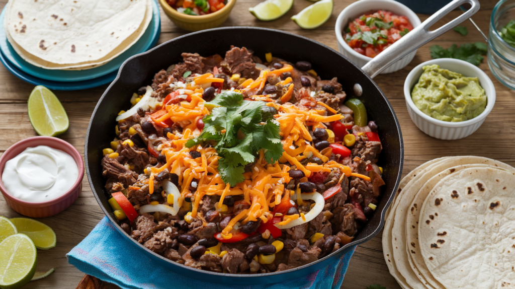 leftover beef taco meat recipe